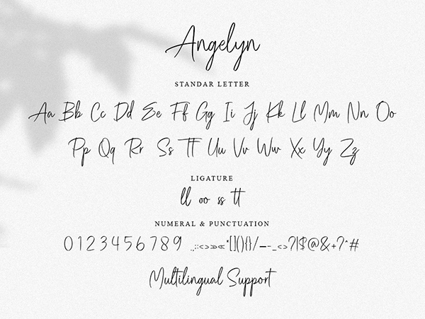 Angelyn Handwritten Font