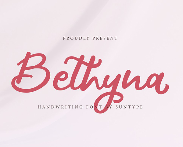 Bethyna Script Font