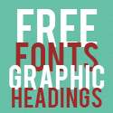 Post thumbnail of 25 Fresh Free Fonts For Graphic Headings