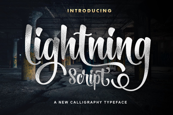 Lightning Script Font