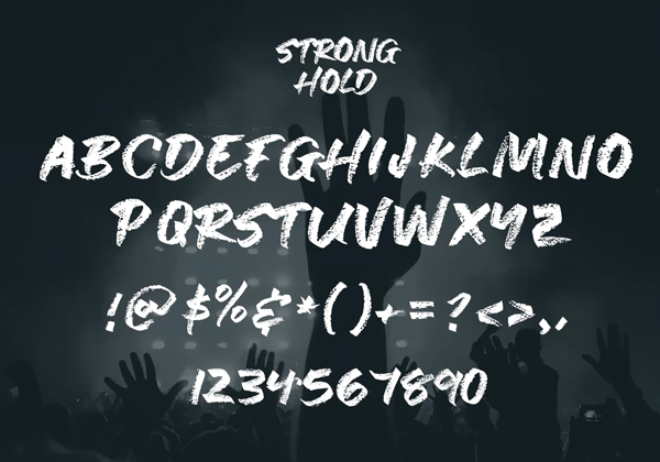 Stronghold Brush Font