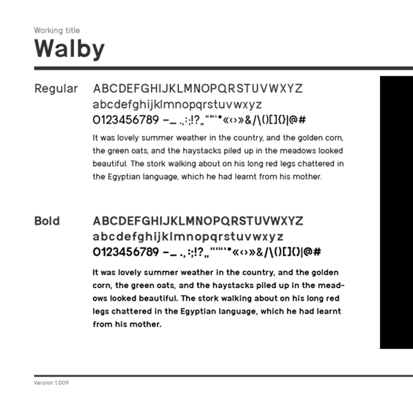 Walby Font