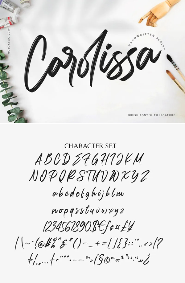 Carolissa Brush-Font