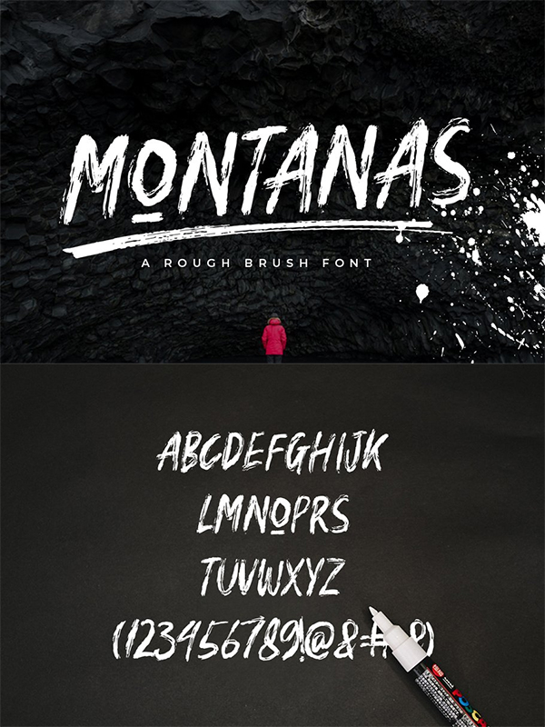 60 Best Brush Fonts For Graphic Designers - 40