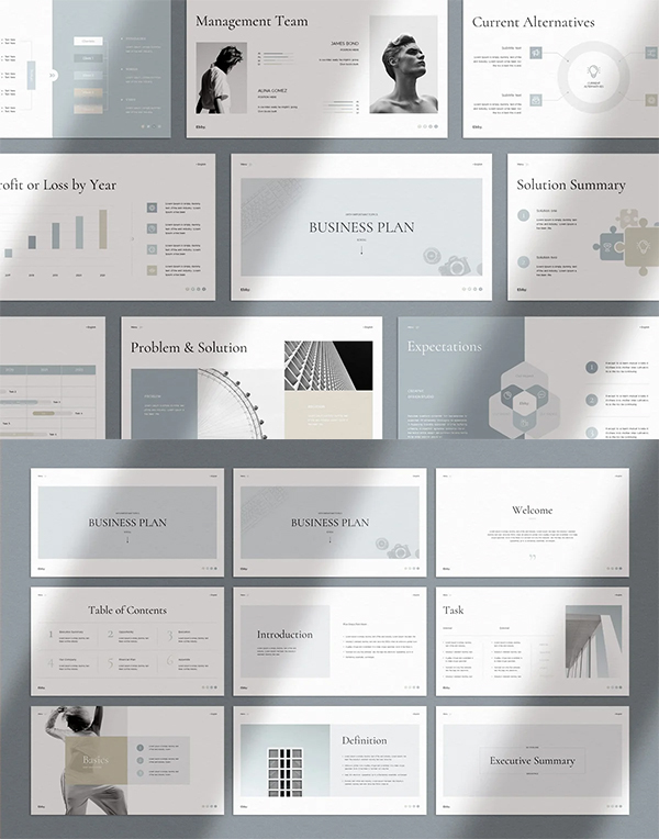 Perfect Business Plan PowerPoint Template