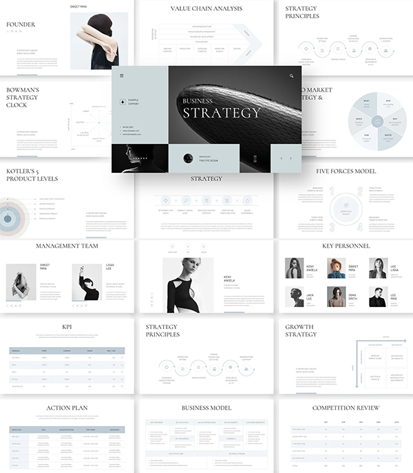 Strategy Minimal PowerPoint Template