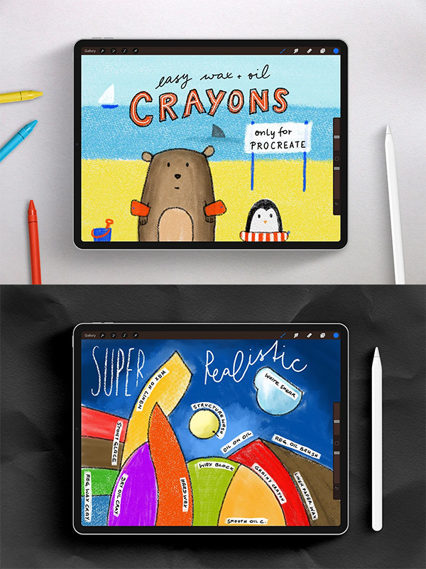 The Crayon Box for Procreate