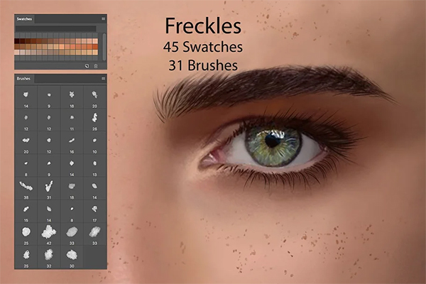 Freckles Brushes for Phoroshop