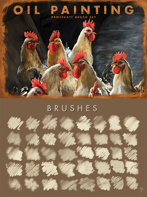 Oil Painting Procreate Brush
