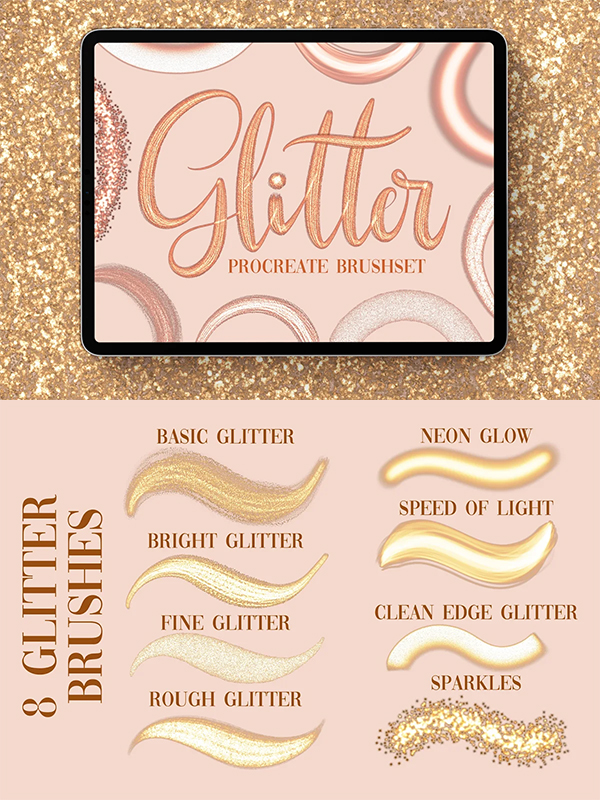 Glitter Procreate Brushset