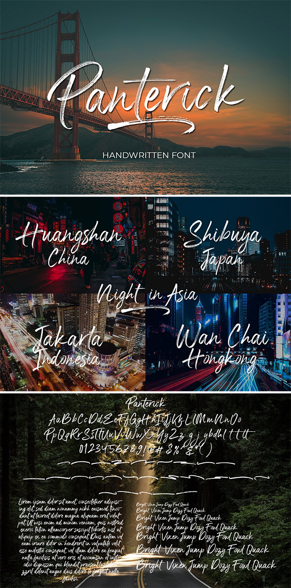 60 Best Brush Fonts For Graphic Designers - 9