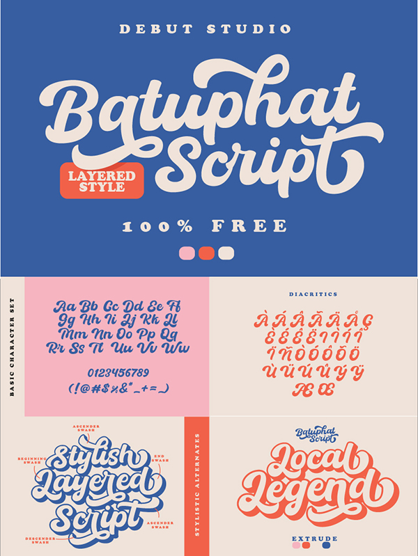 Batuphat Script Font