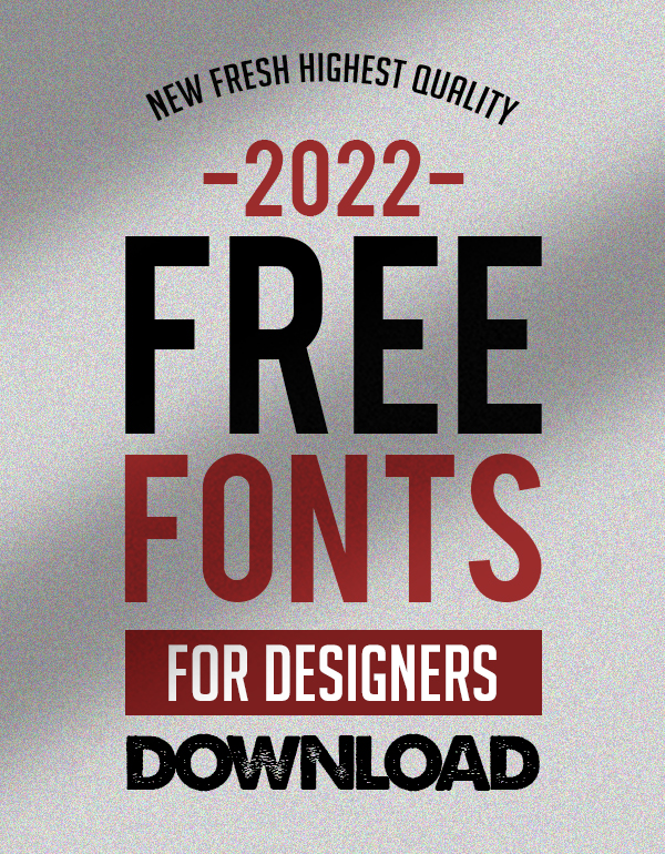 25 New Fresh Free Fonts