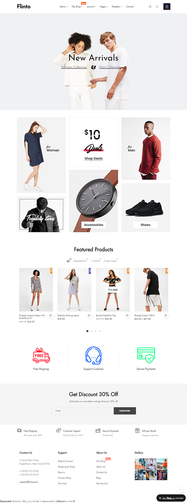 Flinto – Modern and Minimal eCommerce WordPress Theme