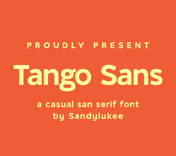 Tango Sans Font