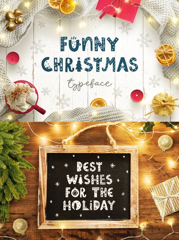 Decorative Funny Christmas Font