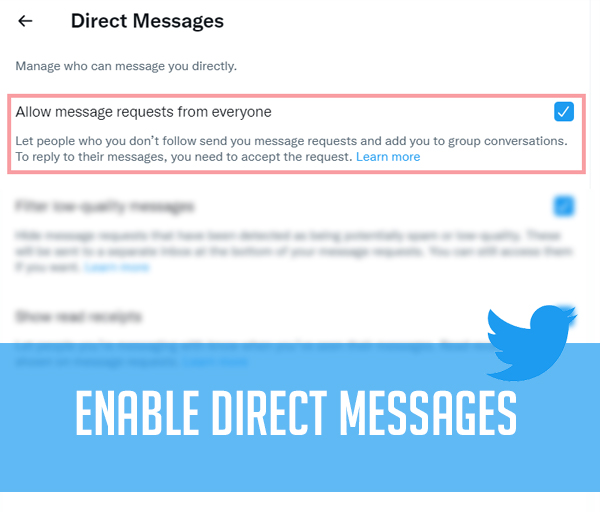 Twitter - Direct Messages