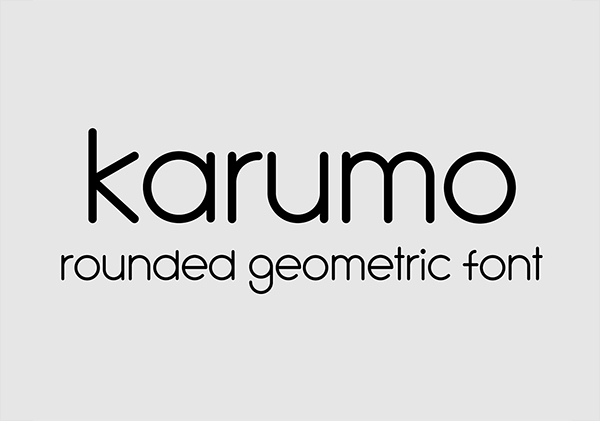 Karumo free font
