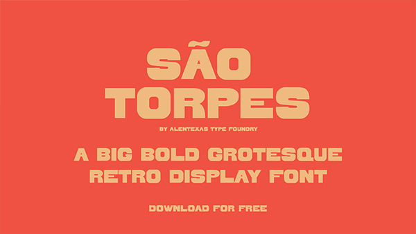 Retro Display free font