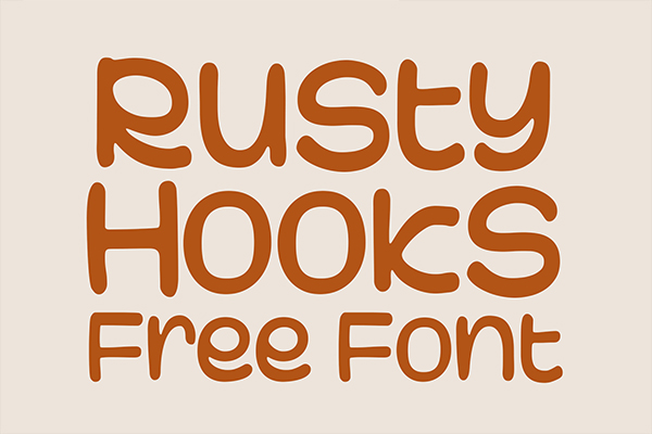 Rusty Hooks free font