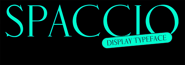 Spaccio Display free font
