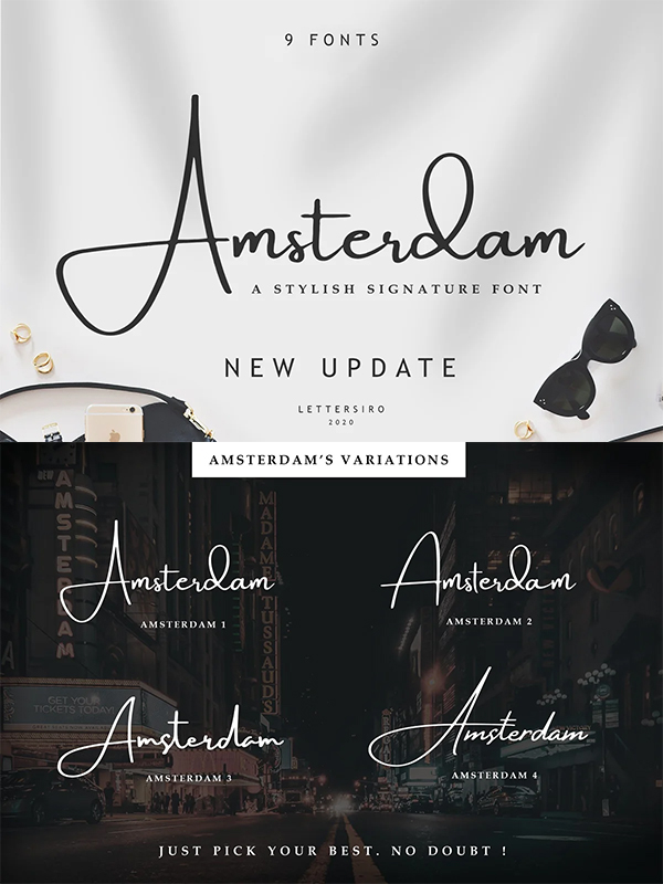 Amsterdam Elegant Font
