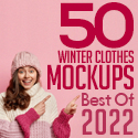 Post Thumbnail of 50 Hi-Qty Winter Clothes Mockups - Best Of 2022