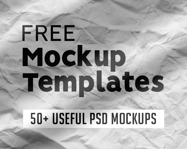 Free Mockup Templates: 50+ Useful PSD Mockups
