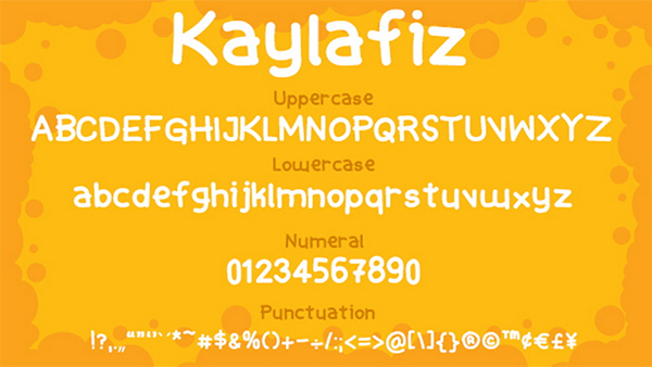 Kaylafiz Free Font