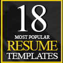 Post Thumbnail of 18 Most Popular Resume Templates