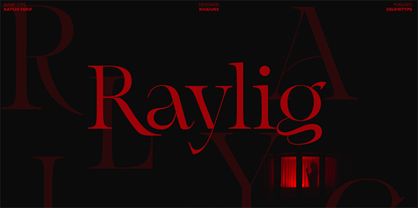 Raylig Free Font