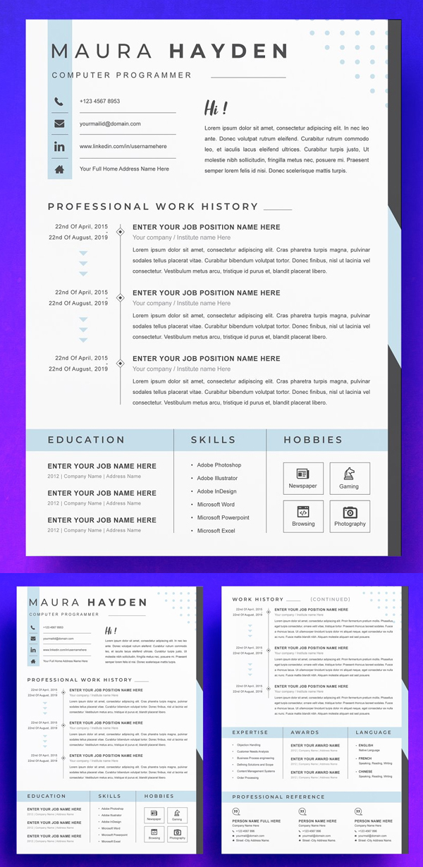 Perfect Modern Resume Template