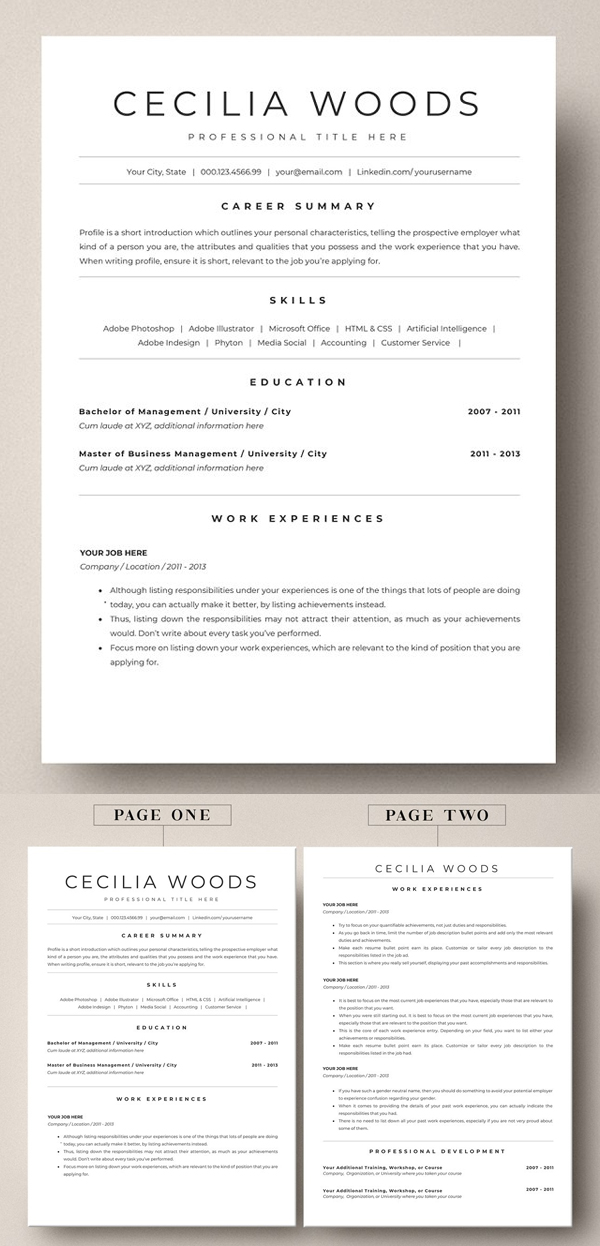 Friendly Resume Template