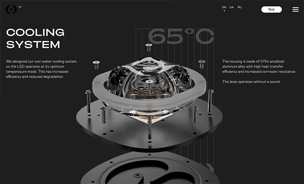 Heleonic Website Design  - Website Design For Inspiration  