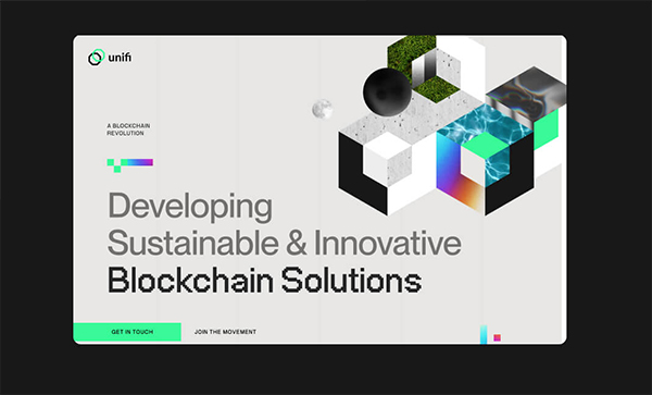 Unifi Blockchain Solutions  - Website Design For Inspiration  