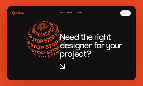 Kapkan  - Website Design For Inspiration  