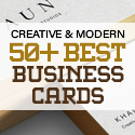 Post thumbnail of 50+ Best Business Cards Design For Inspiration