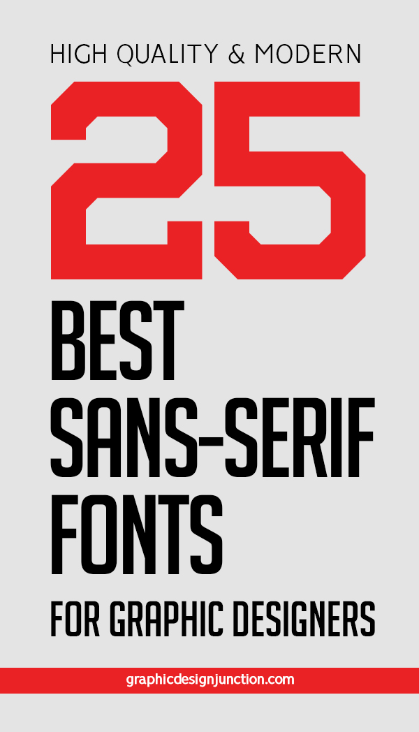 25 Best Sans Serif Fonts For Graphic Designers