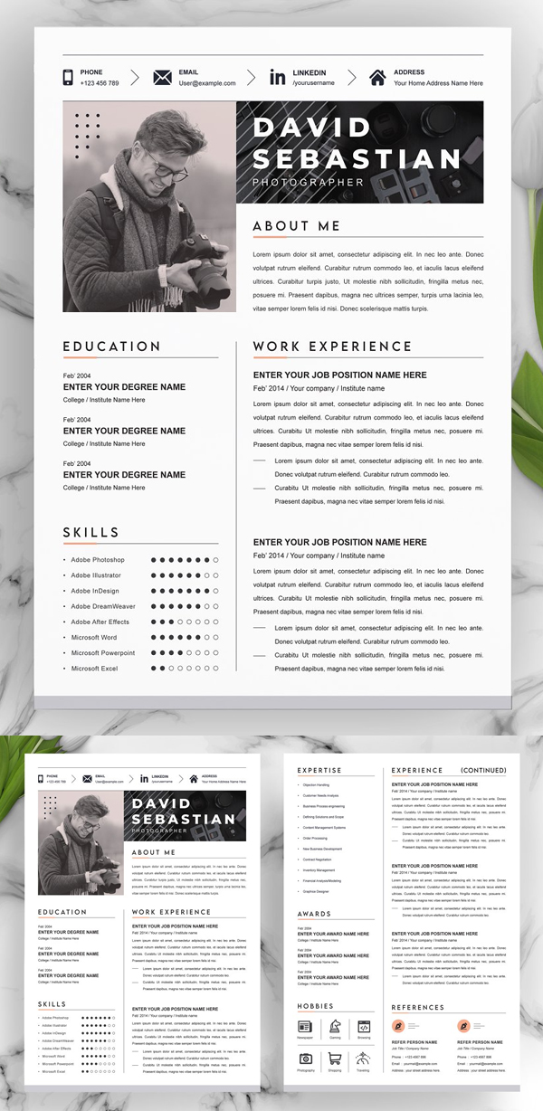 Resume Template / CV Design Template