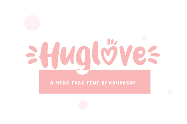 Huglove Free Font