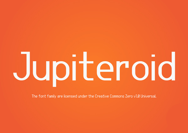 Jupiteroid Free Font