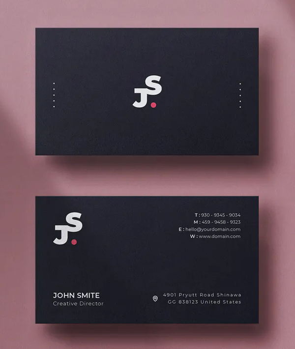 JS Minimal Business Card