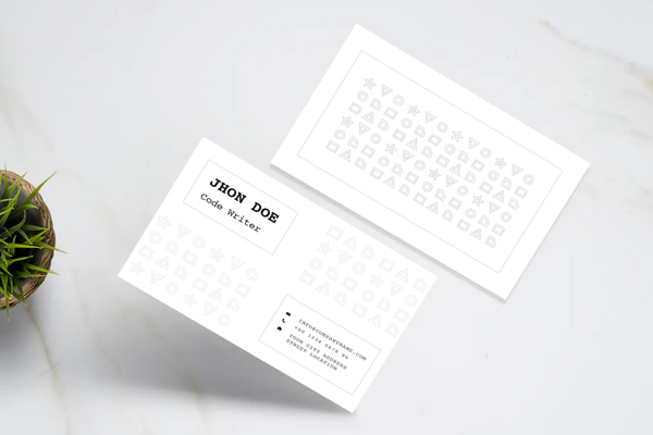 Simple Minimal Business Card