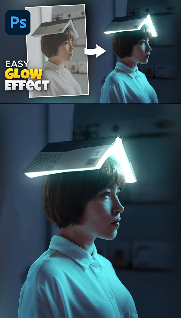 Learn How to Make Glowing Effect in Photoshop Tutorial