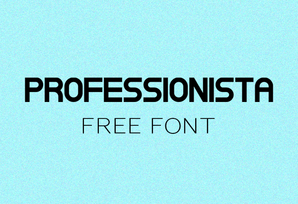 Professionista Free Font