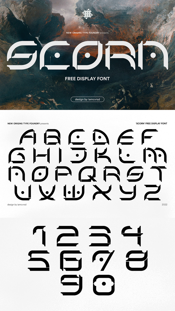 SCORN Free Font