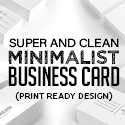 Post thumbnail of Business Cards Design: 25+ Super Minimal Business Cards