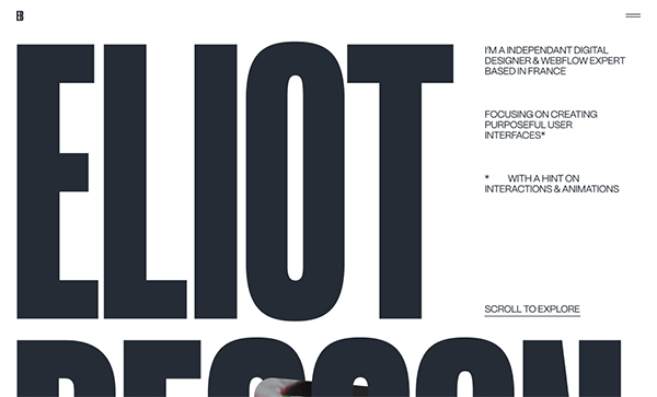 Eliot BESSON - Portfolio  - Website Design For Inspiration
