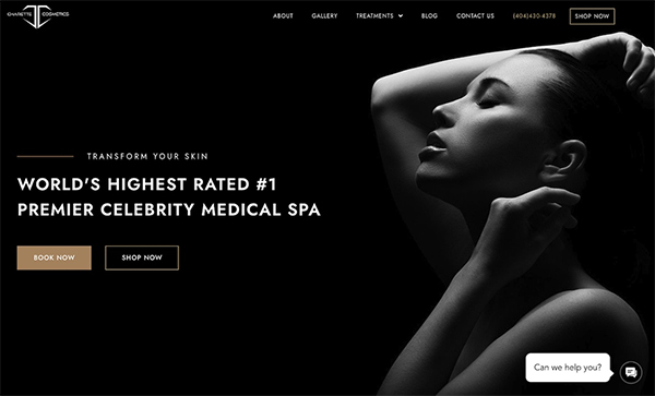 Charette Cosmetics  - Website Design For Inspiration