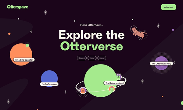 Otterspace Website Design  - Website Design For Inspiration